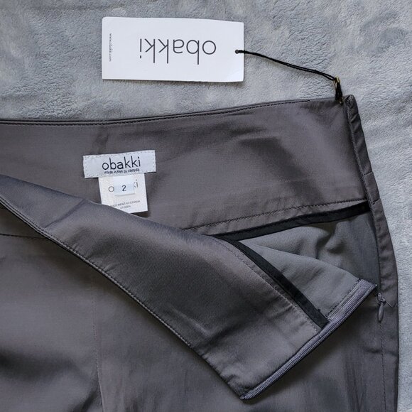 2  | Obakki | Mills Cupro Chic Skinny Dress Pants - Picture 4 of 7